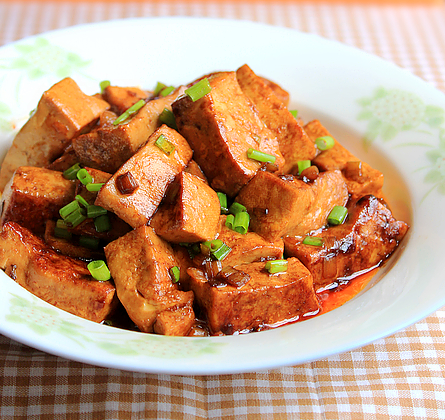 Home-cooked tofu