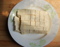 Home-cooked tofu