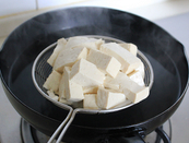 Home-cooked tofu