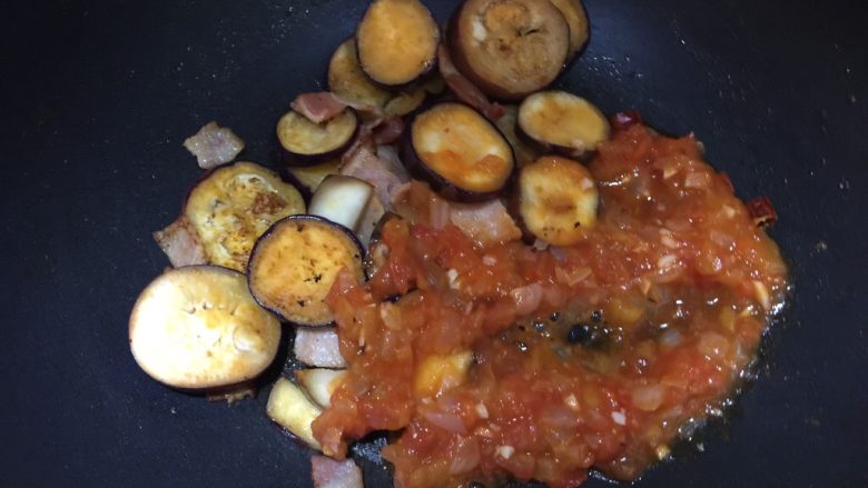 Japanese Double Eggplant Pasta