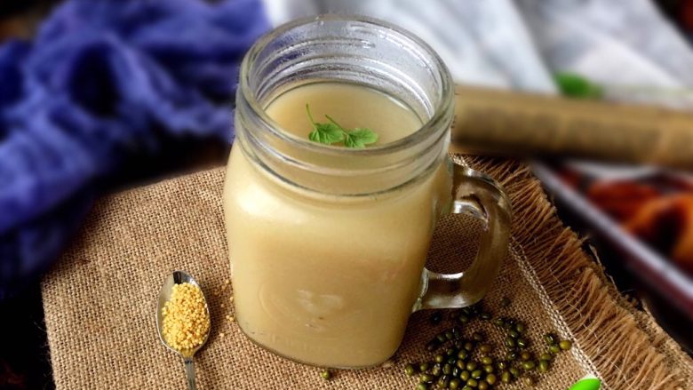 [Slimming and Relieving Heat] Millet and Mung Bean Drink