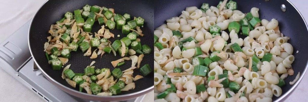 An unauthentic pasta, but so delicious that one person can eat three bowls! ? 