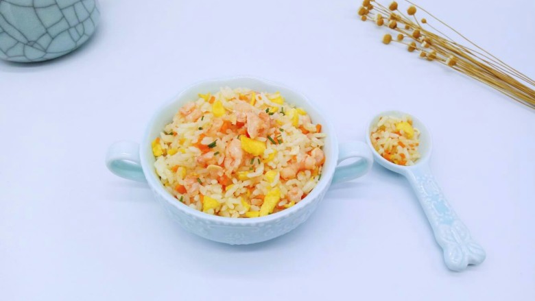 Golden Fried Rice with Shrimp