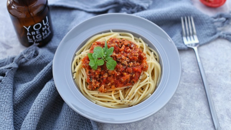 Tomato Bolognese Pasta