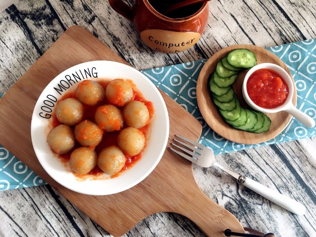 Q-Potato Meatballs