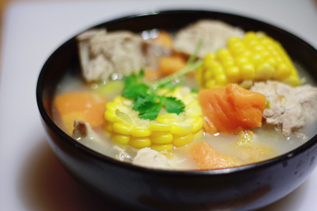 Corn Carrot Pork Ribs Soup