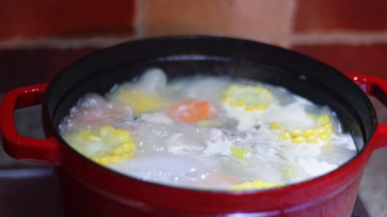 Corn, Carrot and Pork Ribs Soup