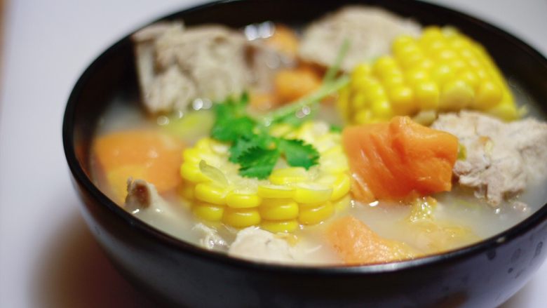 Corn, Carrot and Pork Ribs Soup