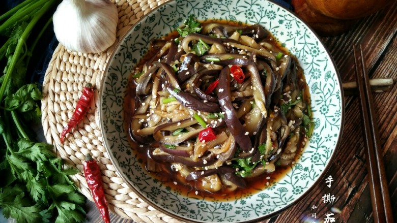 Flavored Hand-Shred Eggplant