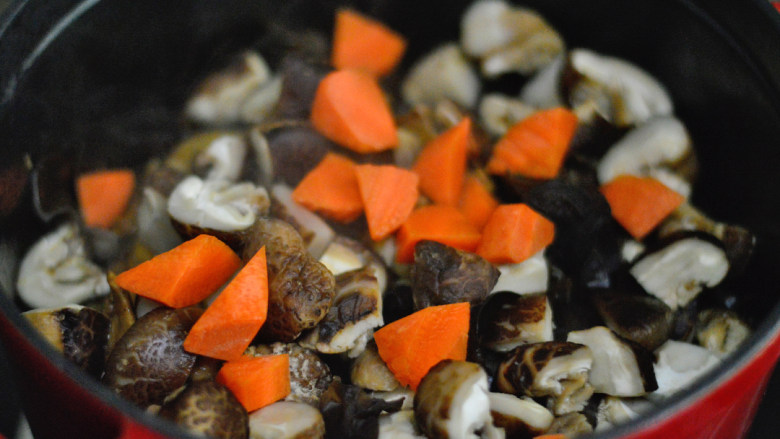 Braised Chicken Legs with Mushrooms