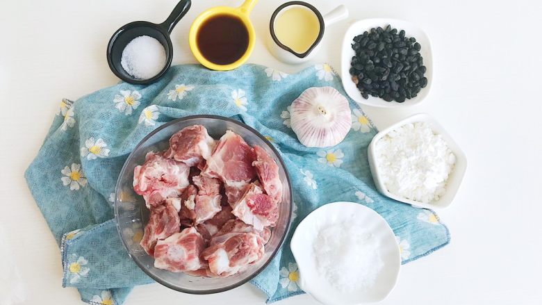 Tea Food Steamed Pork Ribs with Black Beans