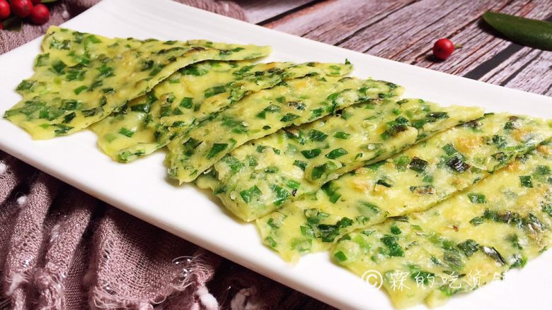 Leek Egg Pancake