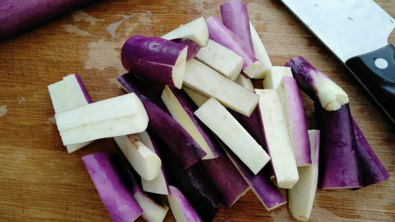 Braised eggplant