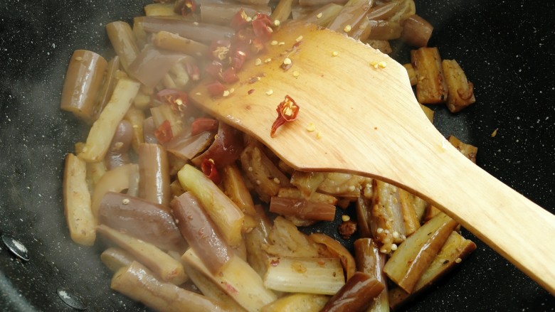 Braised eggplant