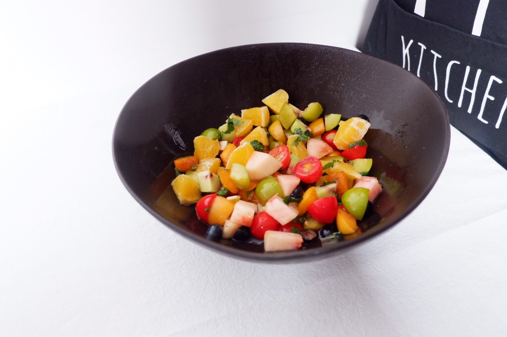 Small Summer Fruit Salad Plate