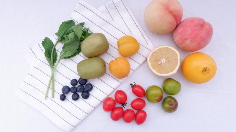 Little Summer Fruit Salad Plate