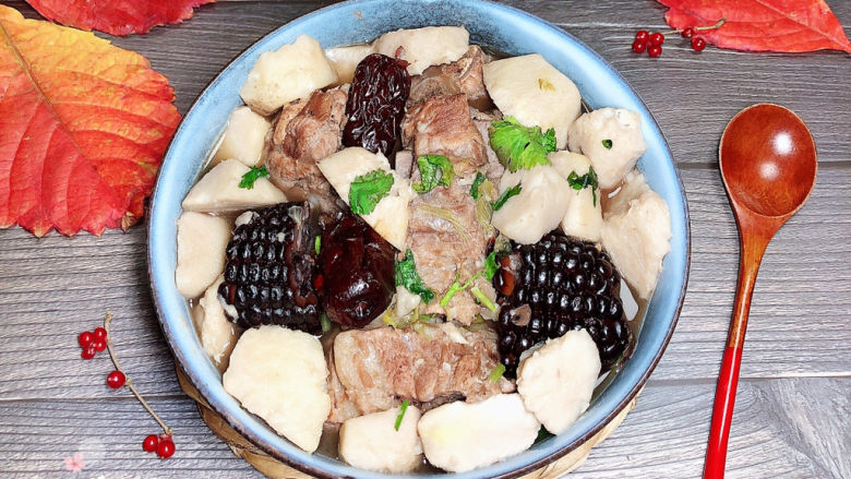 Taro Pork Ribs Soup