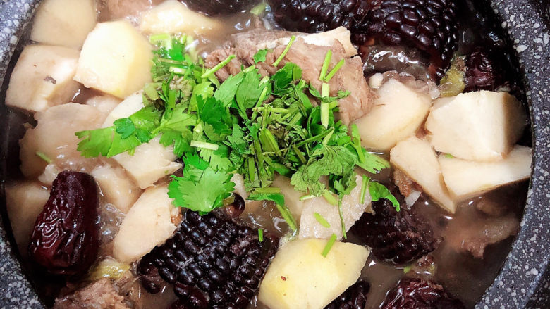 Taro Pork Ribs Soup