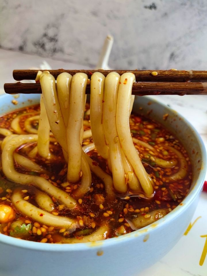 Hot and Sour Potato Noodles