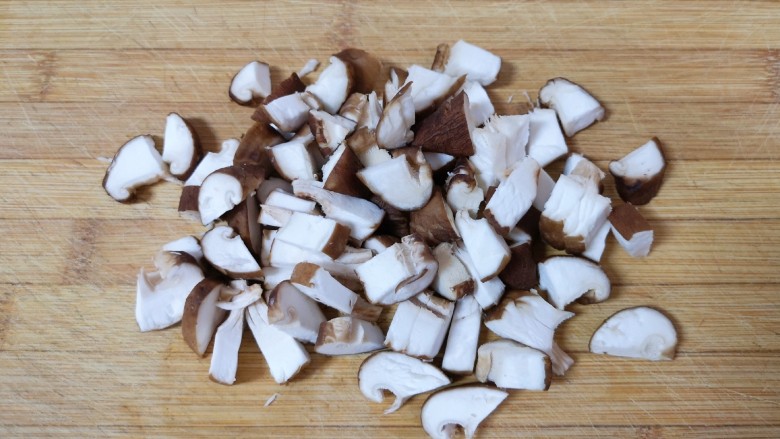 Shiitake Mushrooms, Minced Pork and Tofu