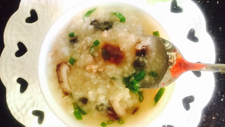 Preserved egg and lean meat porridge