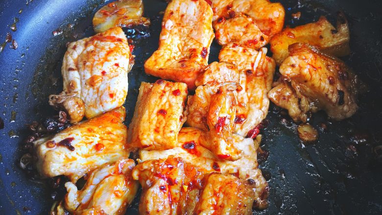 Spicy and satisfying ten-minute oil-free version of twice-cooked pork