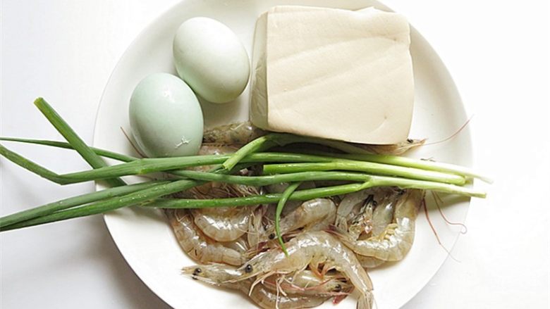 Salted Egg Yolk Shrimp and Tofu