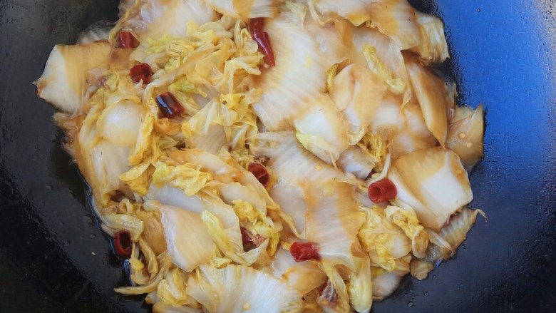 Vegetarian dishes are also crazy~Vinegar cabbage