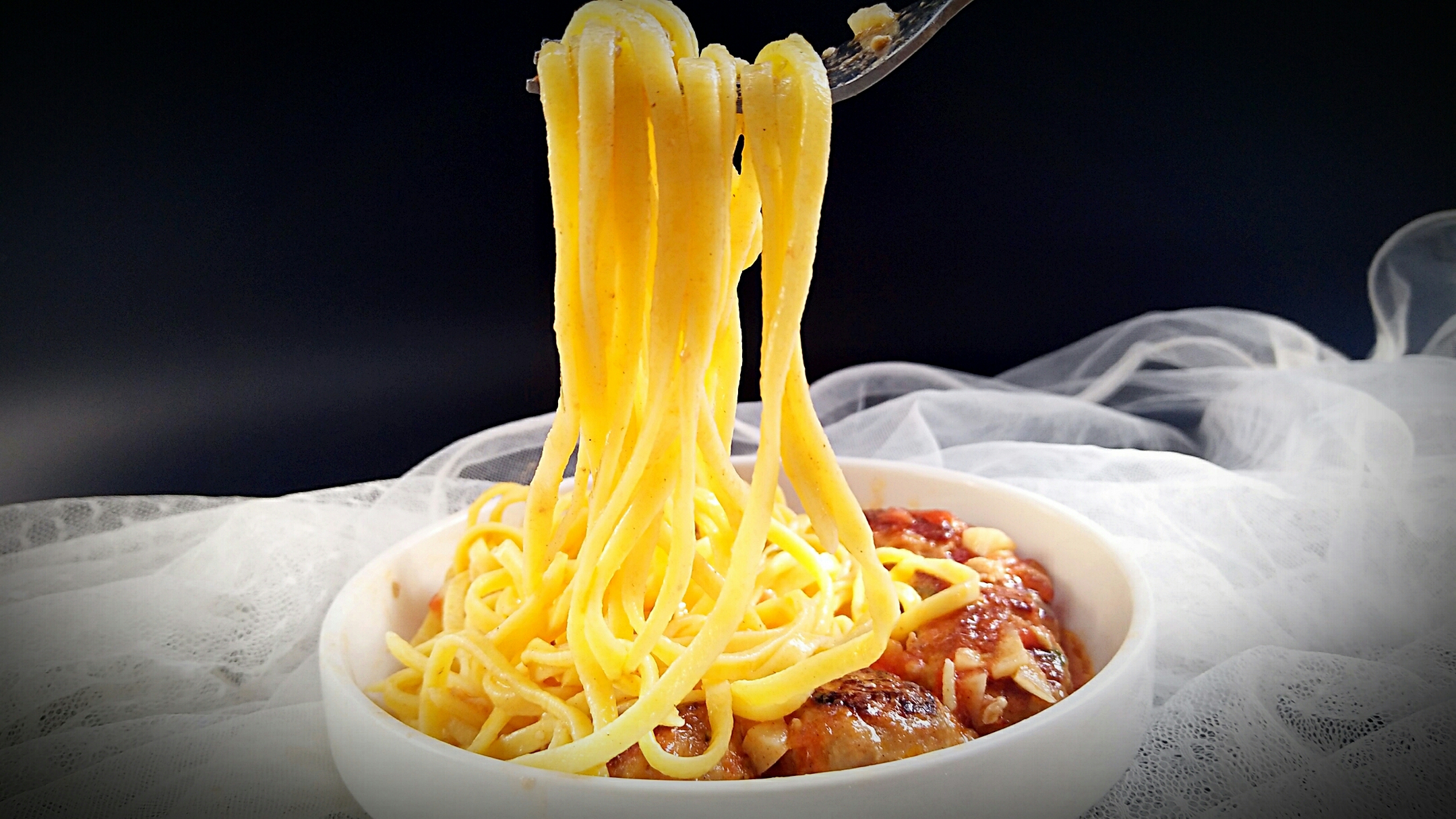 Fancy noodles + Tajialin meatball noodles