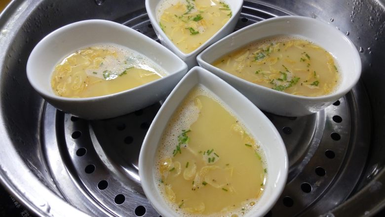 Steamed Shrimp Egg Custard