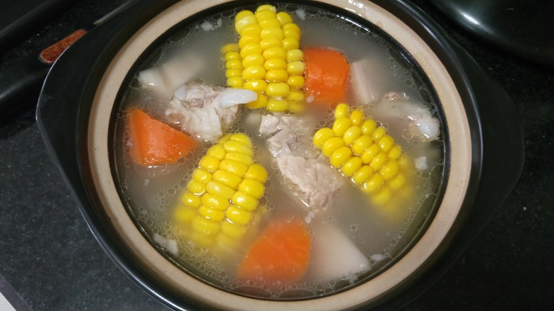 # Salty Flavor# Pastoral Pork Ribs Soup