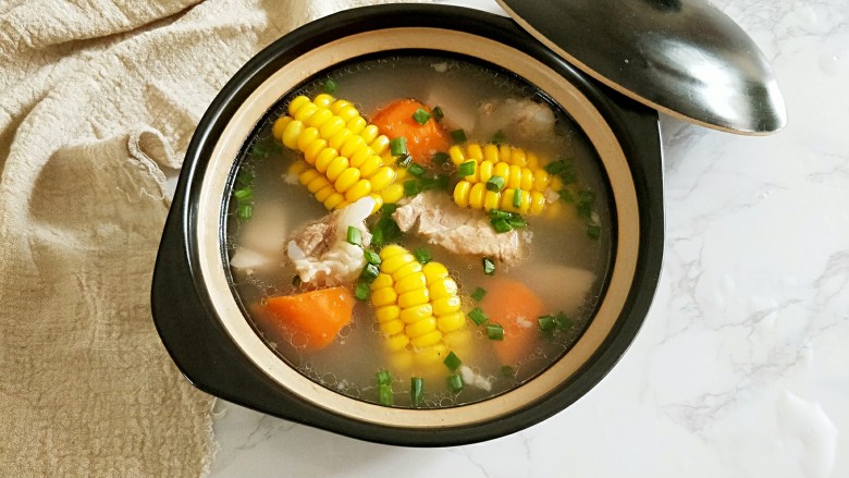 # Salty Flavor# Pastoral Pork Ribs Soup