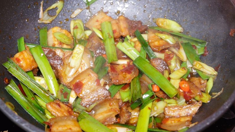 Sichuan style twice-cooked pork