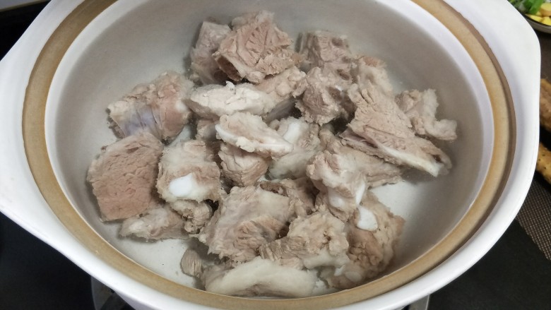 Yam Pork Ribs Soup