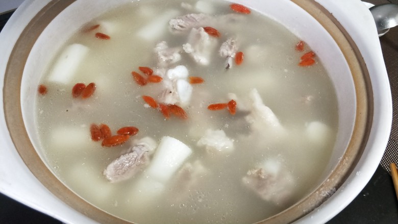 Yam Pork Ribs Soup