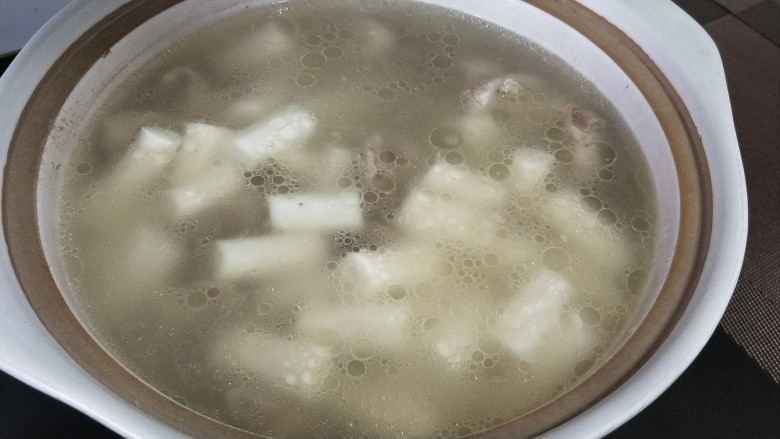 Yam Pork Ribs Soup