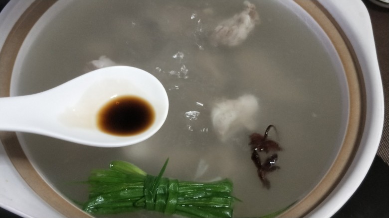 Yam Pork Ribs Soup