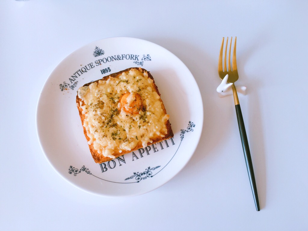 Breakfast+Egg Cheese Toast Bread