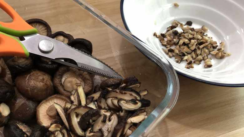 Shiitake mushrooms (bread machine version)