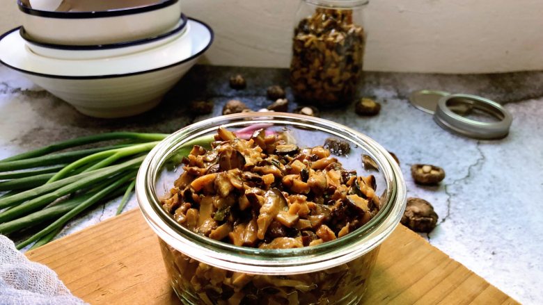 Shiitake mushrooms (bread machine version)