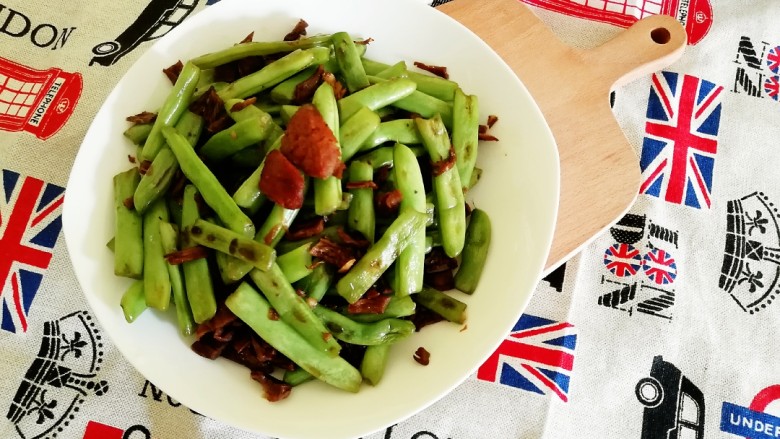 Plumb vegetables and green beans