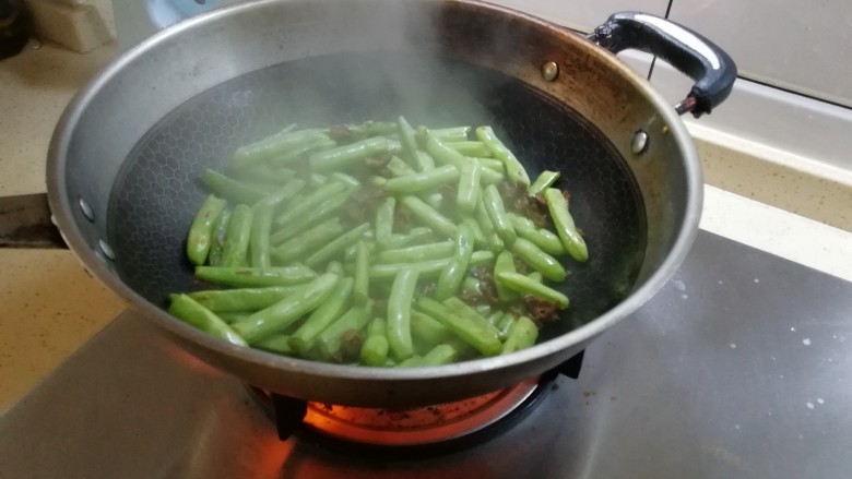 Plumb vegetables and green beans