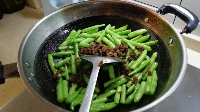 Plumb vegetables and green beans