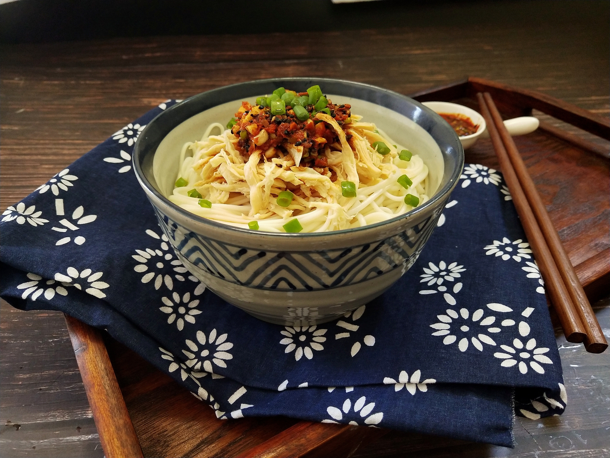 Shredded Chicken Cold Noodles