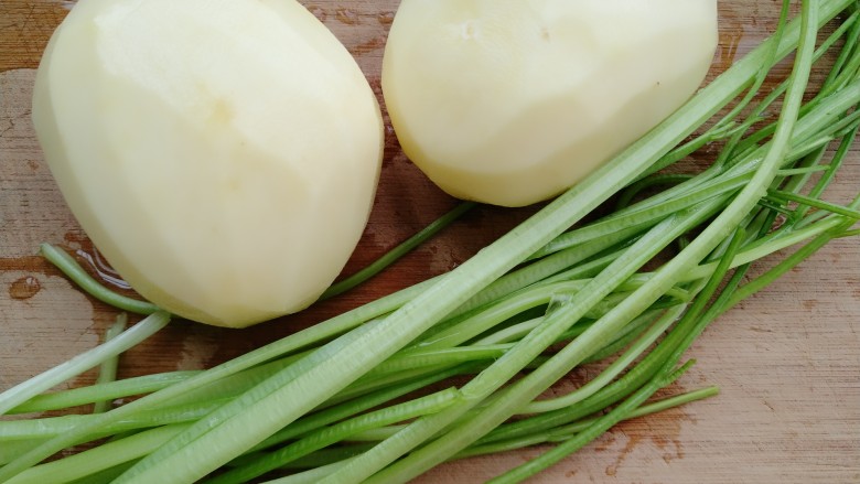 Celery and potatoes