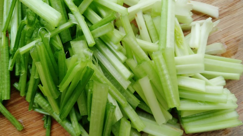 Celery and potatoes