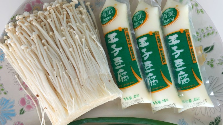 Enoki Mushroom Tofu