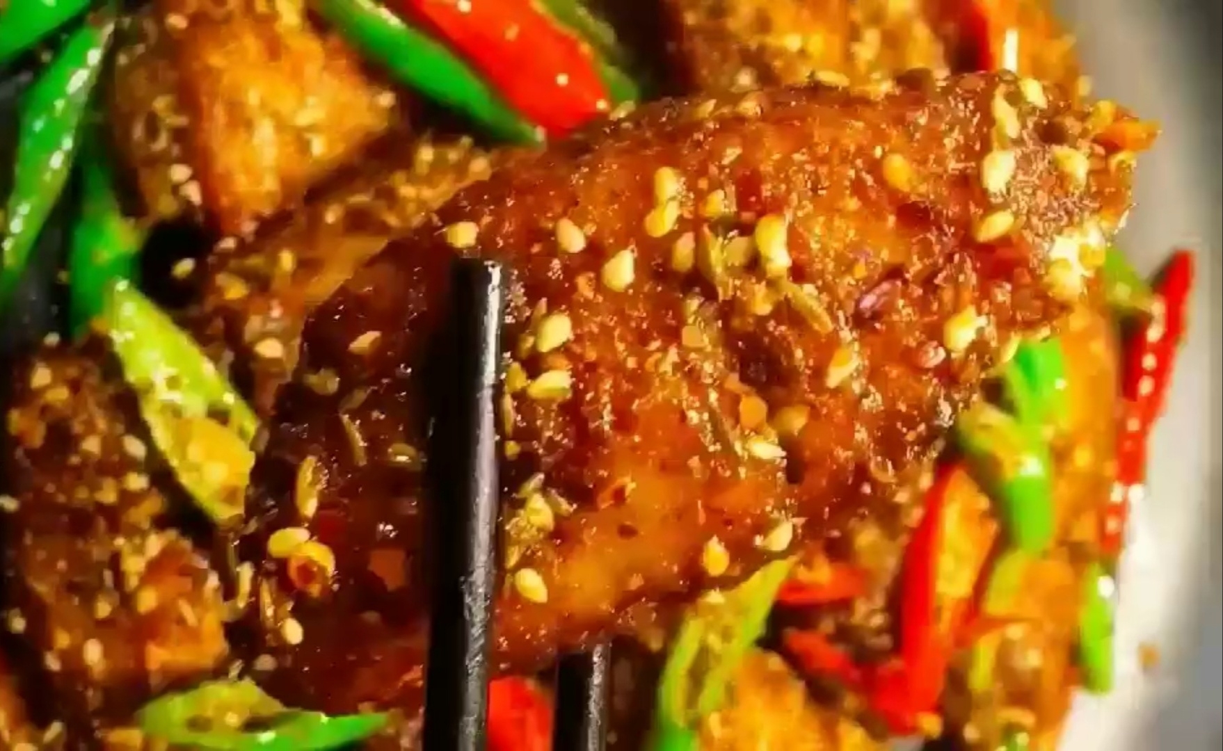 Spicy chicken wings