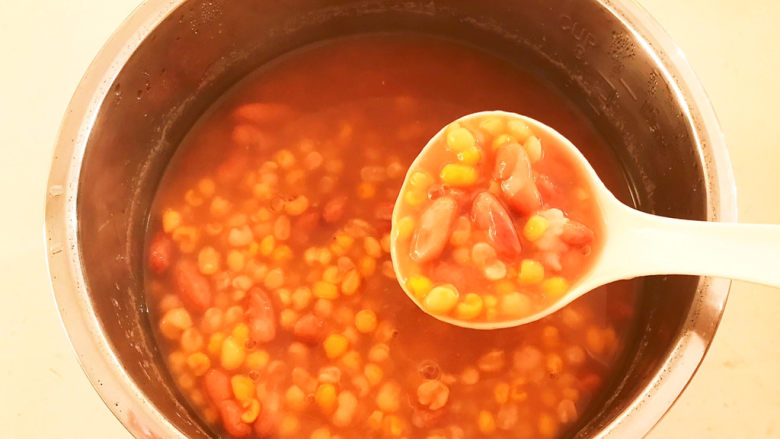 Corn dregs porridge