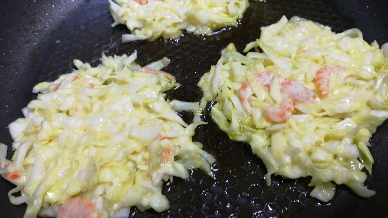 Egg Cabbage Pancake